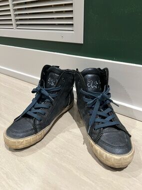Ash Women's Navy Blue High-Top Sneakers